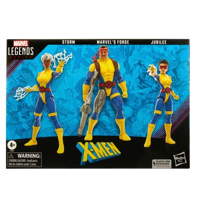 Marvel Legends 6" X-Men Forge, Storm, & Jubilee Action Figure 3-Pack