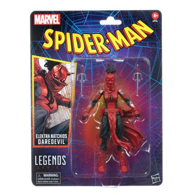 Marvel Legends 6" Spider-Man Retro Wave 3 Elektra Natchios Daredevil Action Figure