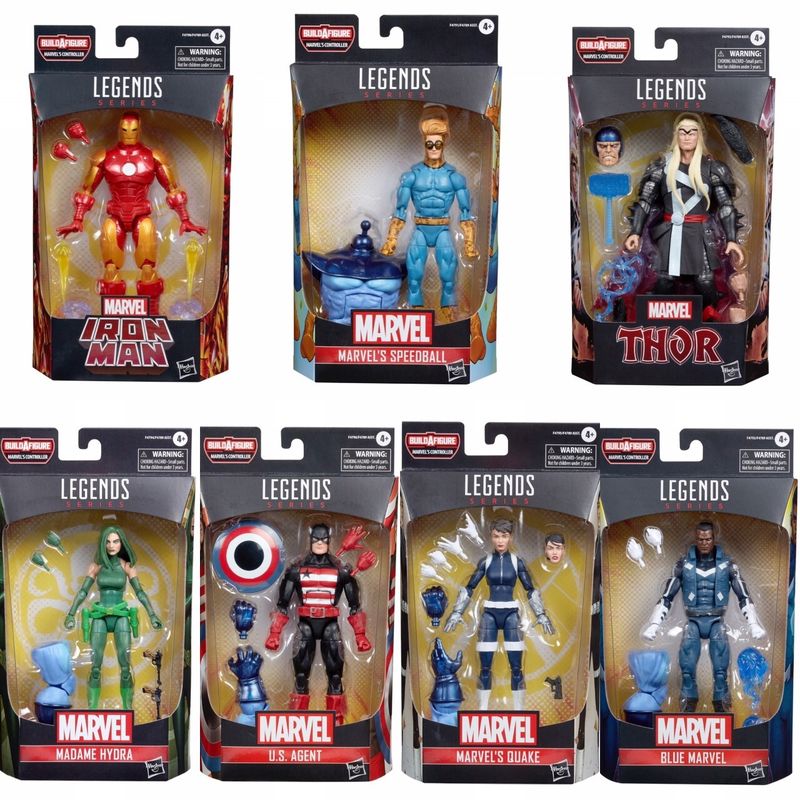 Marvel Legends 6" Avengers Wave SET OF 7 (Controller BAF)