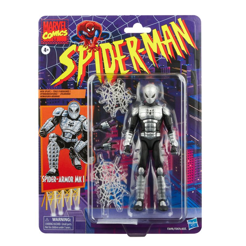 Marvel Legends 6" Spider-Man Vintage Wave 2 Spider-Armor MK 1