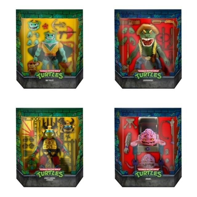Super7 TMNT Wave 5 Ultimate  SET OF 4 (Teenage Mutant Ninja Turtles)