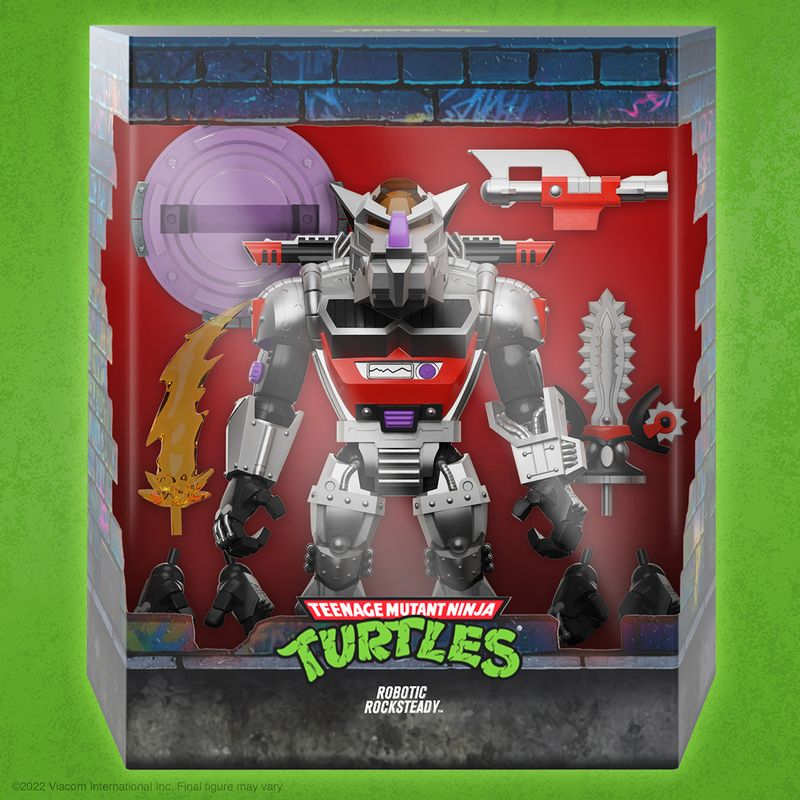 Super7 TMNT Wave 8 Ultimate Robot Rocksteady (Teenage Mutant Ninja Turtles)