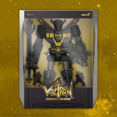 Super7 Voltron: Defender of the Universe Ultimates! Voltron (Galaxy Black) Figure