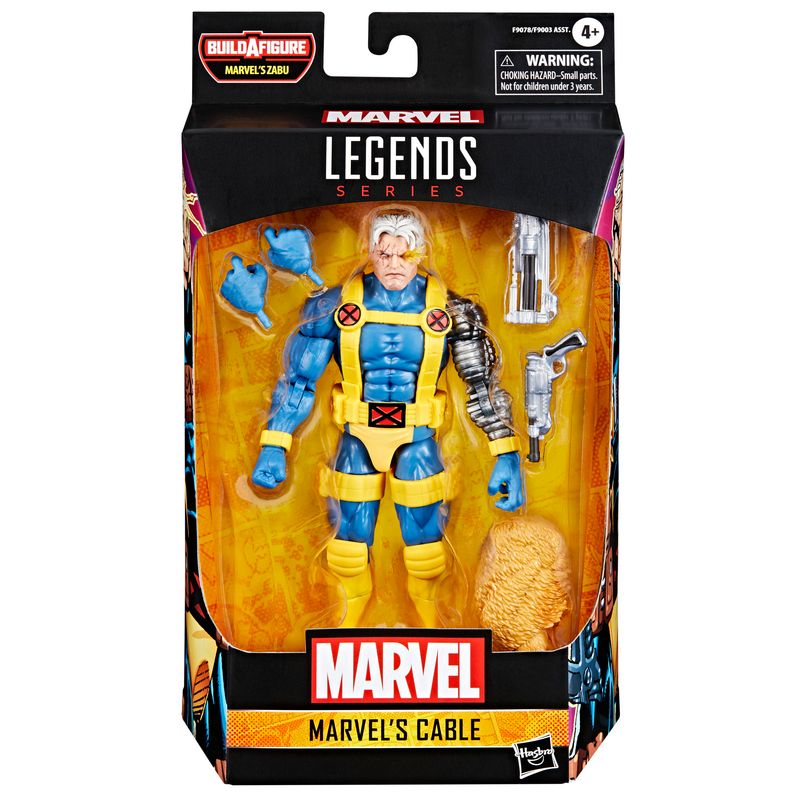 Marvel Legends 6" Comics Wave Cable Action Figure (ZABU BAF)