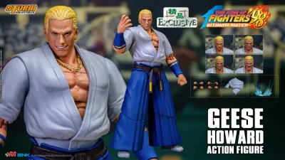 STORM COLLECTIBLES The King of Fighters '98 Geese Howard (Blue Ver.) 1/12 Scale Figure