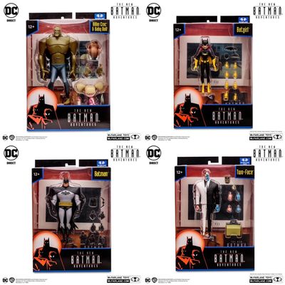 DC DIRECT COLLECTIBLES 6" THE NEW BATMAN ADVENTURES SET OF 4 ACTION FIGURES