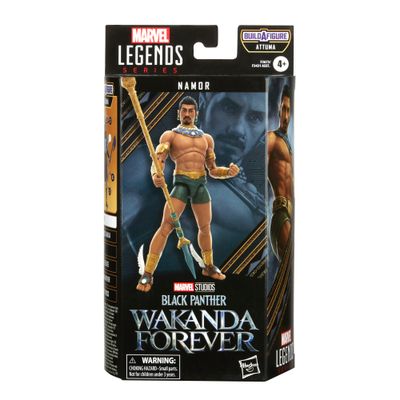 Marvel Legends 6" Black Panther 2 Wave Namor (Attuma BAF)