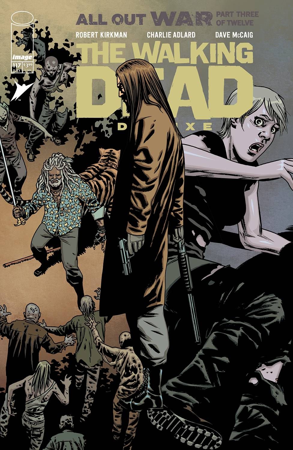 WALKING DEAD DELUXE #117 CVR B CHARLIE ADLARD & DAVE MCCAIG IMAGE COMICS (23rd July 2025)