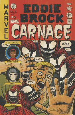 EDDIE BROCK CARNAGE #6 JIM RUGG RETRO VISION VAR MARVEL COMICS (23rd July 2025)