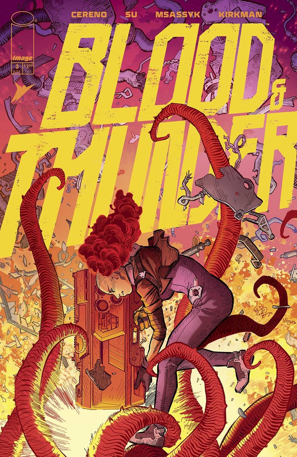 BLOOD & THUNDER #3 CVR A EJ SU & MSASSYK IMAGE COMICS (23rd July 2025)