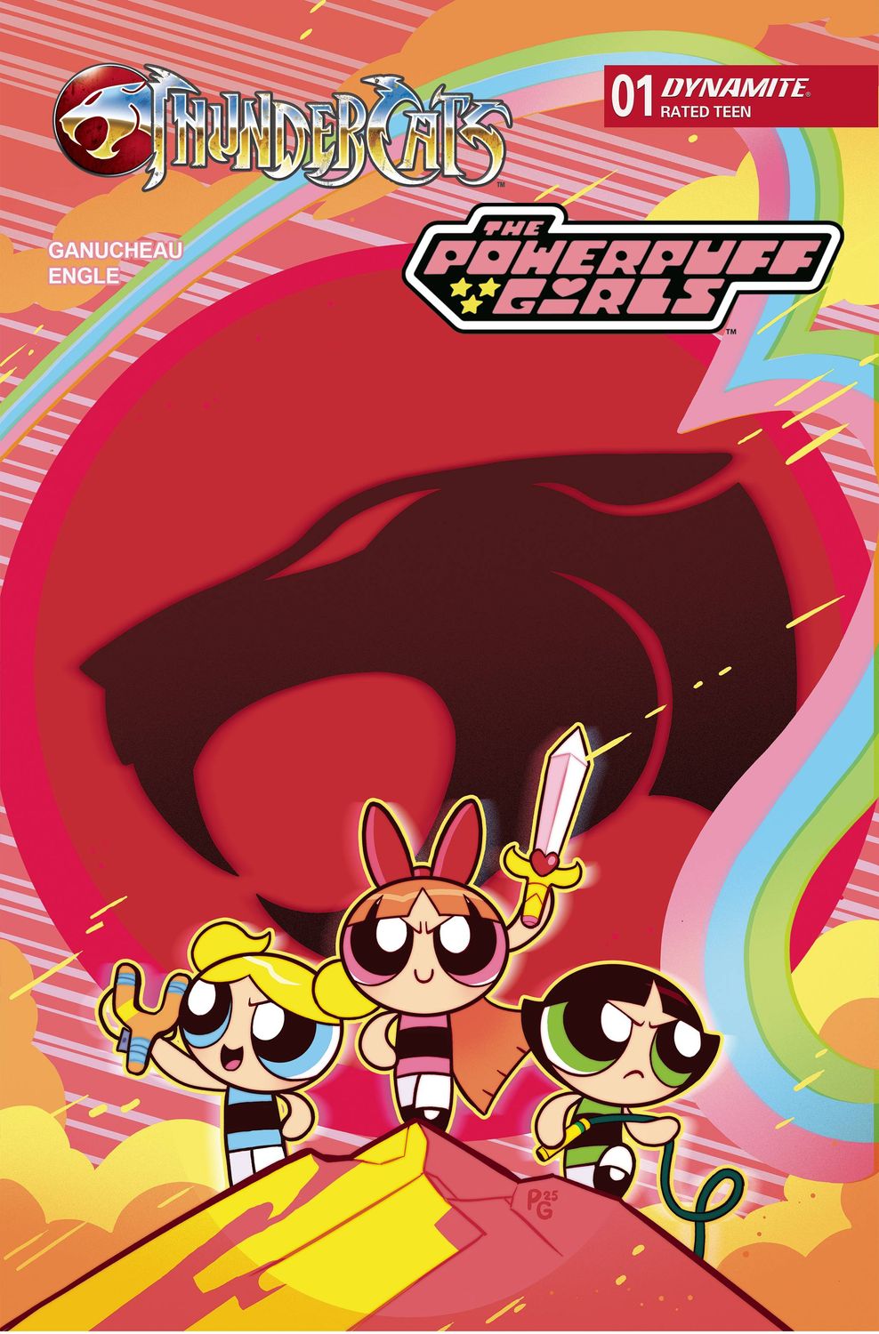 THUNDERCATS POWERPUFF GIRLS #1 CVR A GANUCHEAU DYNAMITE (24th July 2025)