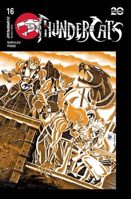 THUNDERCATS #16 CVR G HAESER TMNT HOMAGE DYNAMITE (24th July 2025)