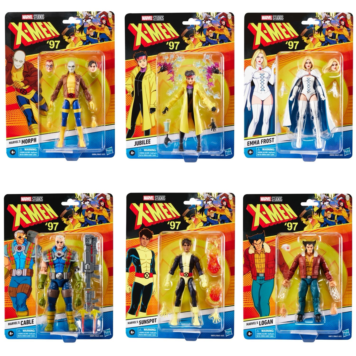 ***PRE ORDER*** Marvel Legends 6" X-Men 97 Wave 3 SET OF 6 Action Figures
