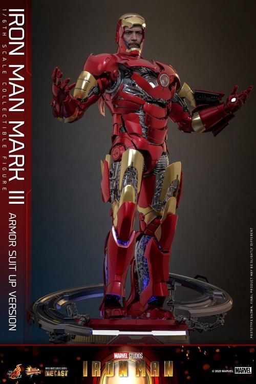 ***PRE ORDER*** Hot Toys Iron Man MARK 3 (III) Suit Up Version 1/6th Scale Collectible Figure