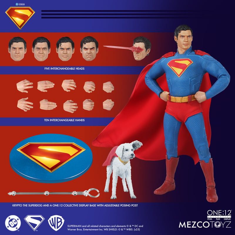 PRE ORDER** MEZCO ONE:12 COLLECTIVE DC Universe Superman (2025)