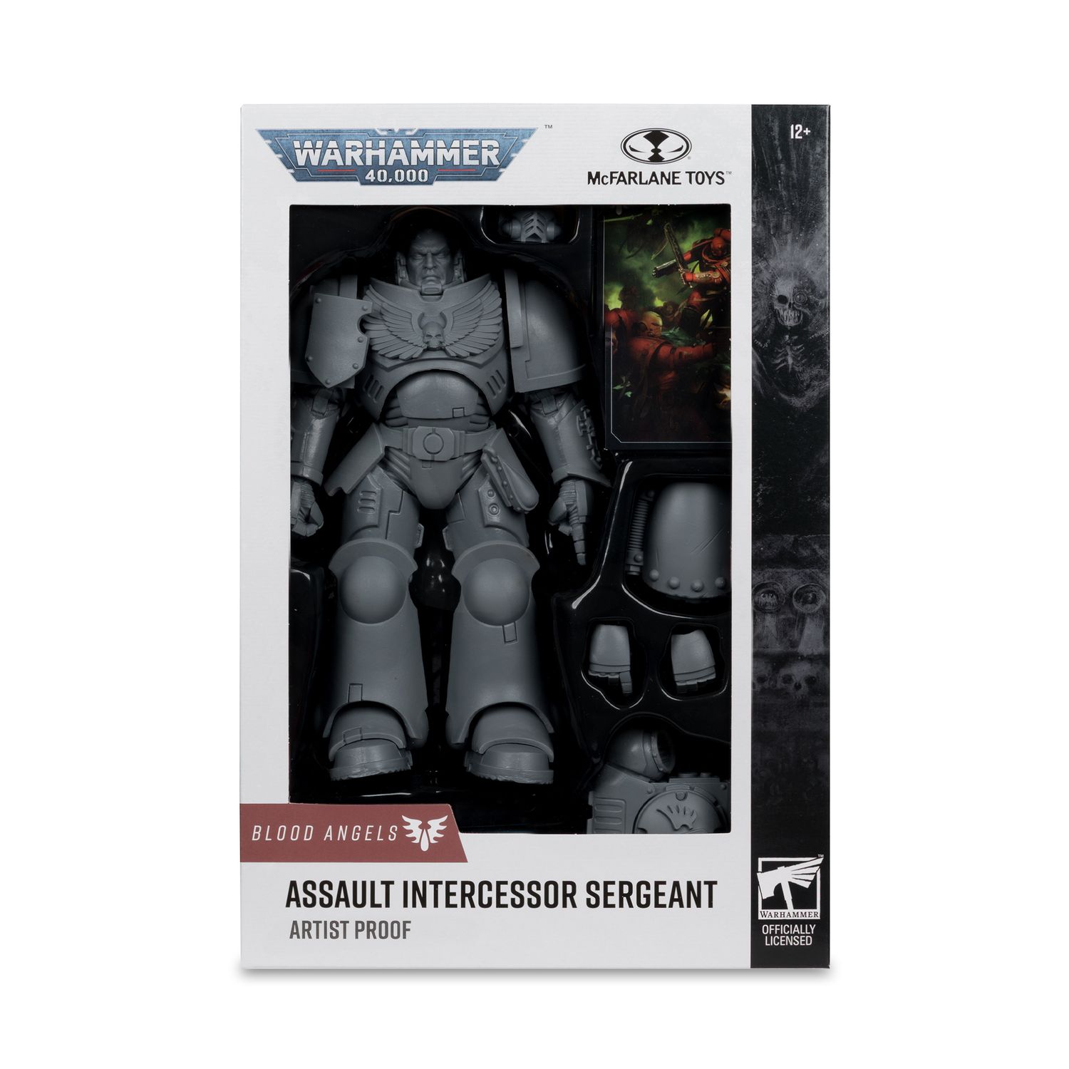 ** PRE-ORDER** McFarlane Toys Warhammer 40,000 Assault Intercessor Sergeant (Blood Angel) Artist Proof