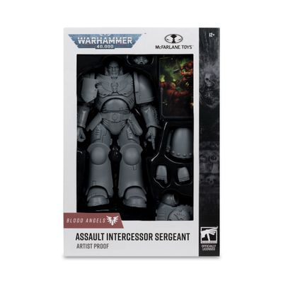 McFarlane Toys Warhammer 40,000 Assault Intercessor Sergeant (Blood Angel) Artist Proof
