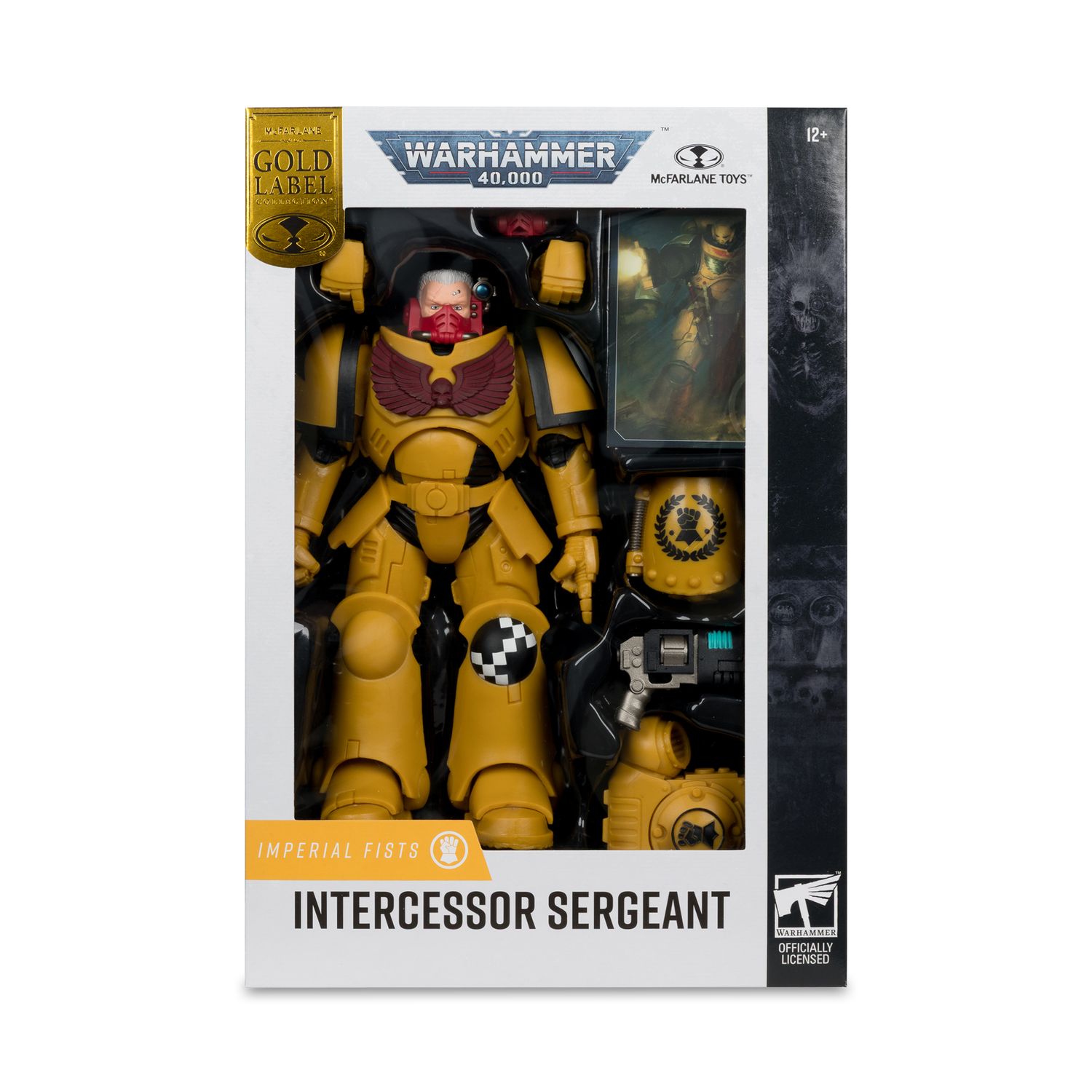 McFarlane Toys Warhammer 40,000 Intercessor Sergeant (Imperial Fist) Gold Label