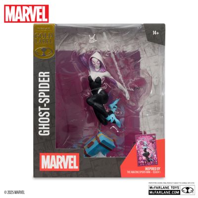 McFarlane MARVEL Ghost Spider 1:10th Scale Collectible with Scene (Amazing Spider-Man #1) GOLD LOABEL