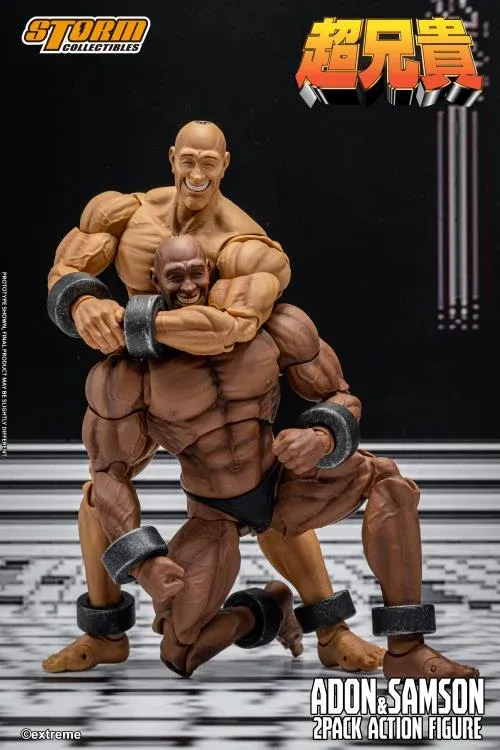 **PRE-ORDER** STORM COLLECTIBLES Chou-Aniki Adon and Samson 1/12 Scale Action Figure Set