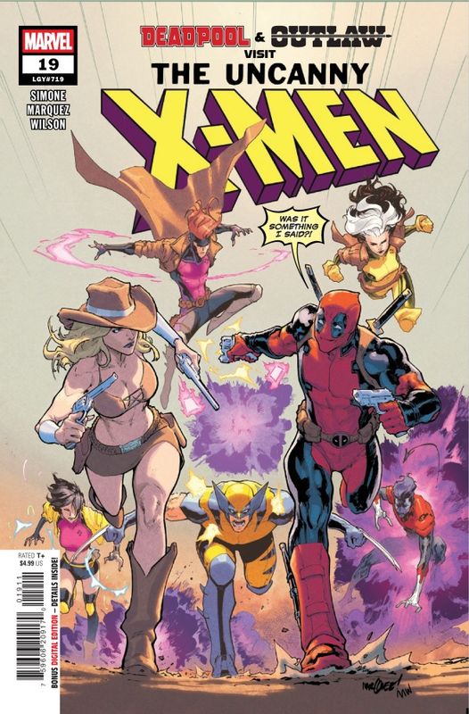 UNCANNY X-MEN #19 MARVEL COMICS (6th August 2025)