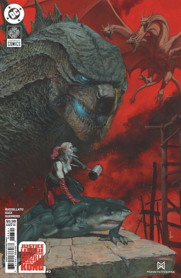 JUSTICE LEAGUE GODZILLA KONG 2 #3 (OF 7) CVR B FEDERICI DC COMICS (6th August 2025)