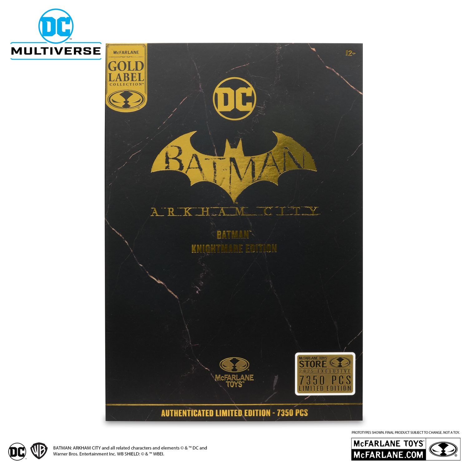 MCFARLANE TOYS DC MULTIVERSE Batman (Arkham City) Knightmare Edition Gold Label