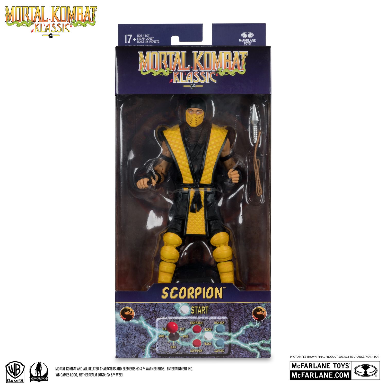 **PRE-ORDER** McFarlane Toys Mortal Kombat Klassic Scorpion 7in Action Figure