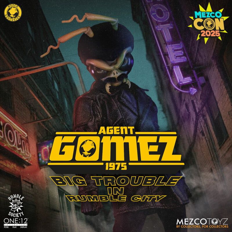 **PRE ORDER** MEZCO ONE:12 COLLECTIVE Agent Gomez: 1975 (SDCC 2025 EXCLUSIVE)