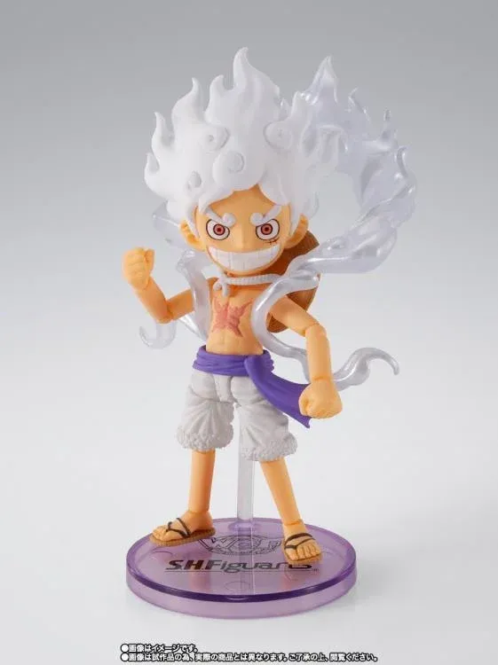 ***PRE ORDER*** Bandai One Piece S.H. Figuarts x World Collectable Monkey D. Luffy (Gear 5 Ver.) Exclusive Action Figure