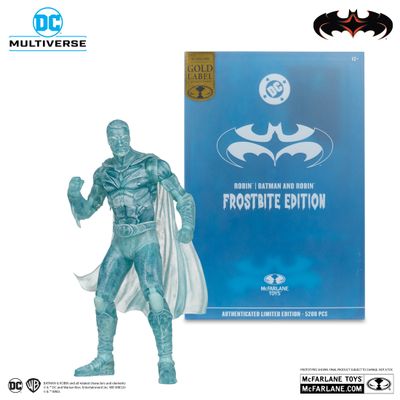 McFarlane Toys DC Multiverse Robin (Batman and Robin) Frostbite Edition Gold Label