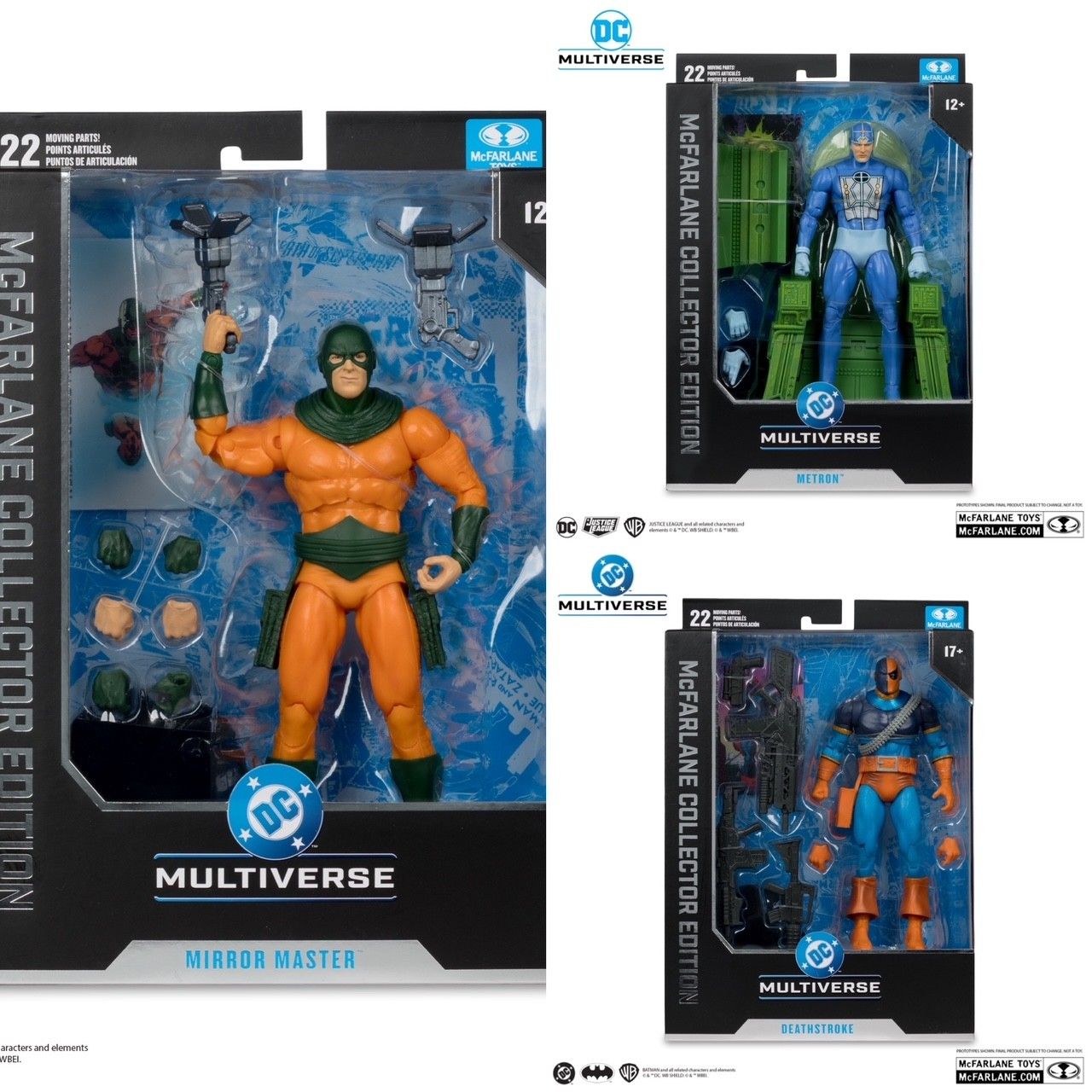 ***PRE-ORDER*** MCFARLANE TOYS DC MULTIVERSE WAVE 12 SET OF 3 ACTION FIGURES