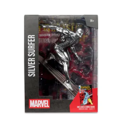 ** PRE-ORDER** McFarlane MARVEL Silver Surfer 1:6th Scale Collectible with Scene (Fantastic Four #72)