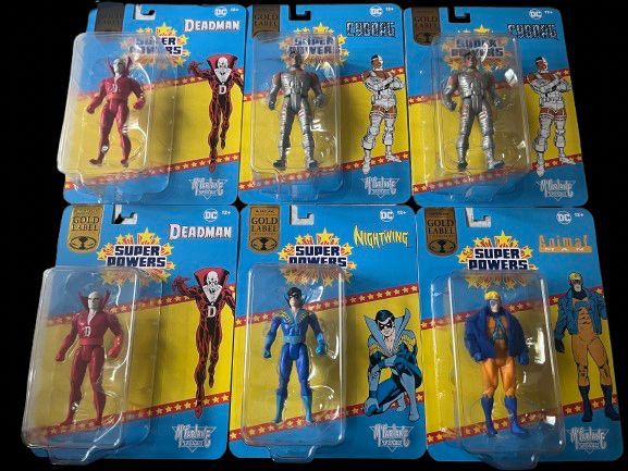 DC SUPER POWERS 5" WAVE 11 CASE OF 6 ACTION FIGURES