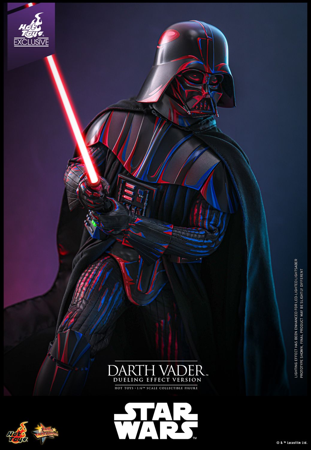 Hot Toys Star Wars DARTH VADER (DUELING EFFECT VERSION) 1/6 SCALE FIGURE (C&C UK WEB EXCLUSIVE)