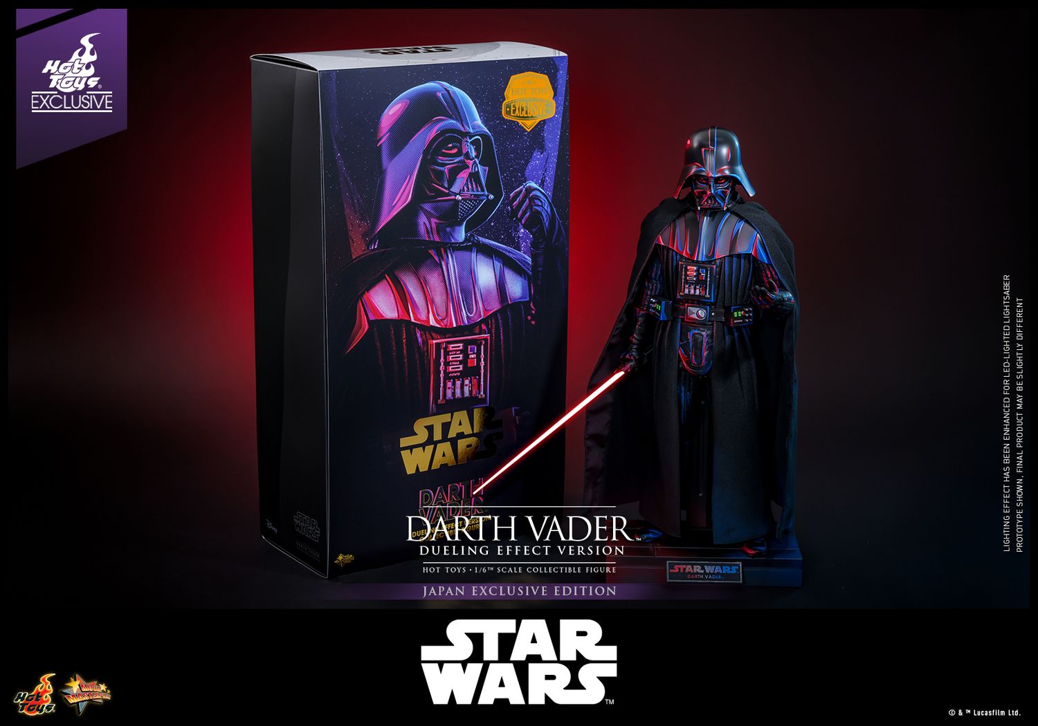 Hot Toys Star Wars DARTH VADER (DUELING EFFECT VERSION) 1/6 SCALE
