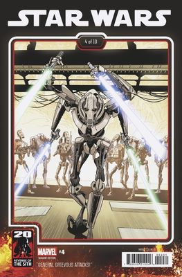 STAR WARS #4 CHRIS SPROUSE REVENGE OF THE SITH 20TH ANN VAR MARVEL COMICS (20th August 2025)