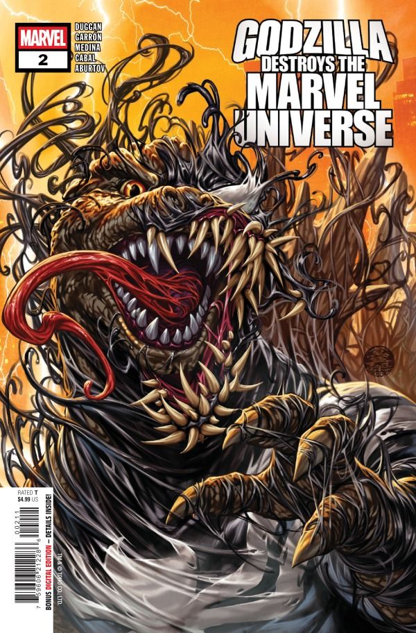 GODZILLA DESTROYS THE MARVEL UNIVERSE #2 MARVEL COMICS (20th August 2025)