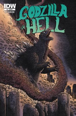 GODZILLA 70TH ANNIV FOIL CLASSIC GODZILLA IN HELL #1 IDW (20th August 2025)