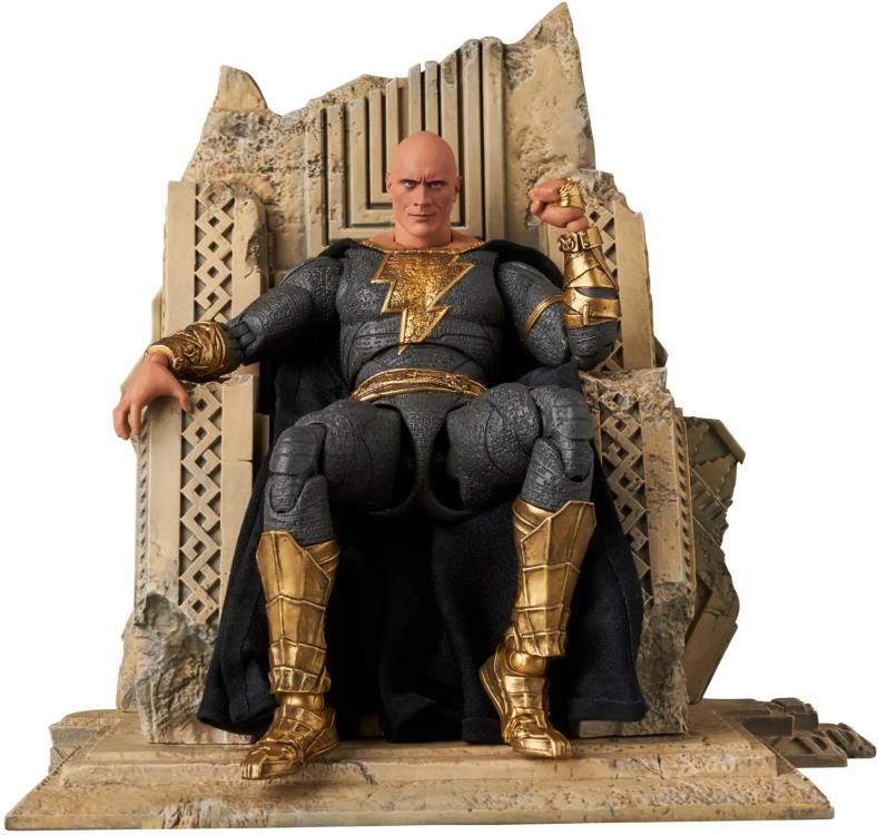 **PRE ORDER** Medicom MAFEX No. 286 Black Adam (GOLD SUIT WITH THRONE VERSION) (2022)