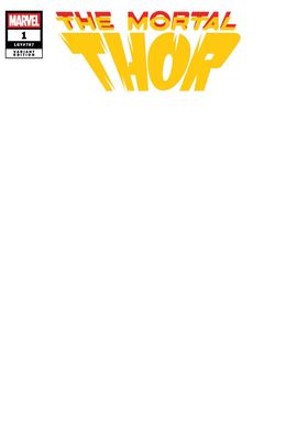 THOR #1 BLANK COVER VAR MARVEL COMICS (27th August 2025)