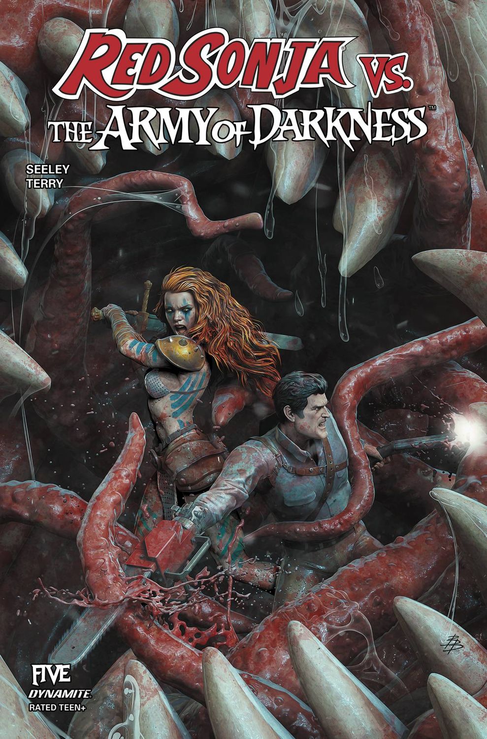 RED SONJA VS AOD #5 CVR A BARENDS DYNAMITE (27th August 2025)
