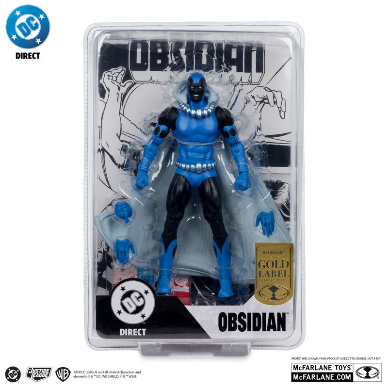 ***PRE ORDER*** DC DIRECT COLLECTIBLES 7" PAGE PUNCHERS Obsidian (Infinity Inc #16) GOLD LABEL