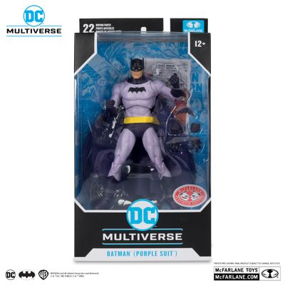 MCFARLANE TOYS DC MULTIVERSE Batman (Purple Suit) RED PLATINUM