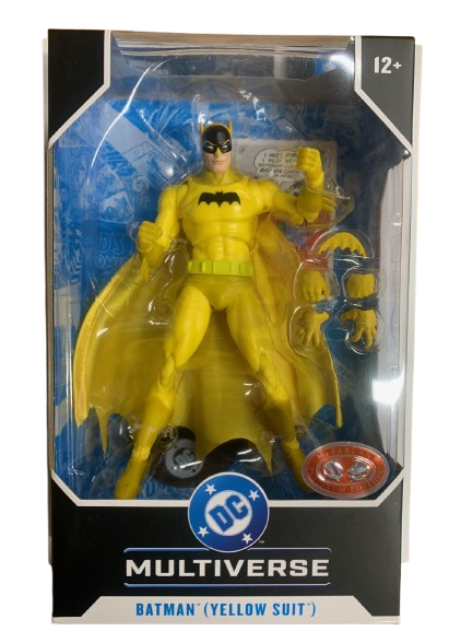 MCFARLANE TOYS DC MULTIVERSE Batman (Yellow Suit) RED PLATINUM