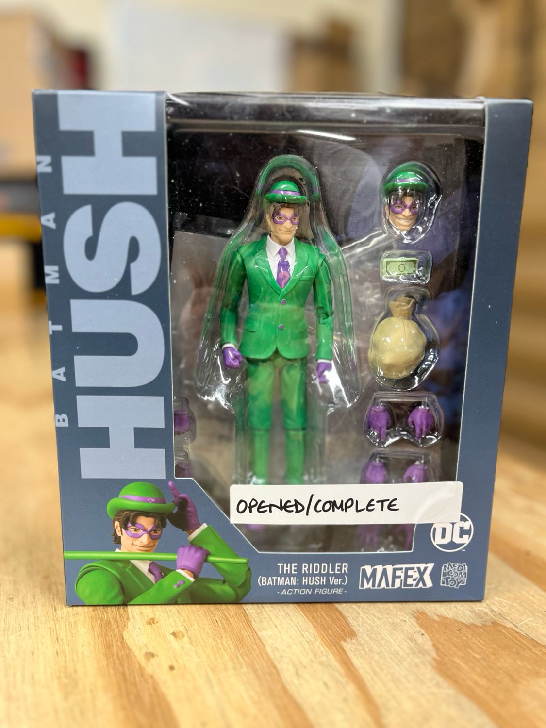 ***OPENED / COMPLETE*** Medicom MAFEX Batman: Hush MAFEX No.228 The Riddler ***OPENED / COMPLETE*** Medicom MAFEX Batman: Hush MAFEX No.228 The Riddler