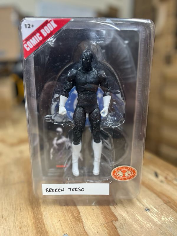 ***BROKEN TORSO*** DC DIRECT COLLECTIBLES 7" PAGE PUNCHERS STARMAN ACTION FIGURE WITH COMIC *RED PLATINUM EDITION*