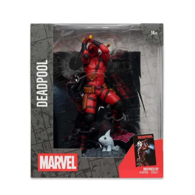 McFarlane MARVEL Deadpool 1:10th Scale Collectible with Scene (Deadpool #1)