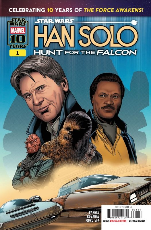 STAR WARS HAN SOLO HUNT FOR THE FALCON #1 MARVEL COMICS (3rd September 2025)