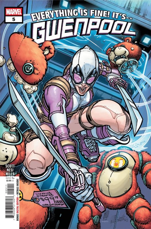 GWENPOOL #5 MARVEL COMICS (3rd September 2025)